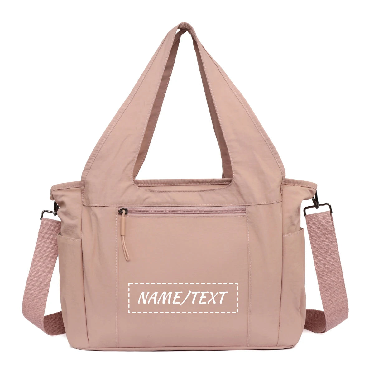 High-end logo canvas handbags, large-capacity handbags, commuter shoulder bags, college students' class schoolbags,exclusive di