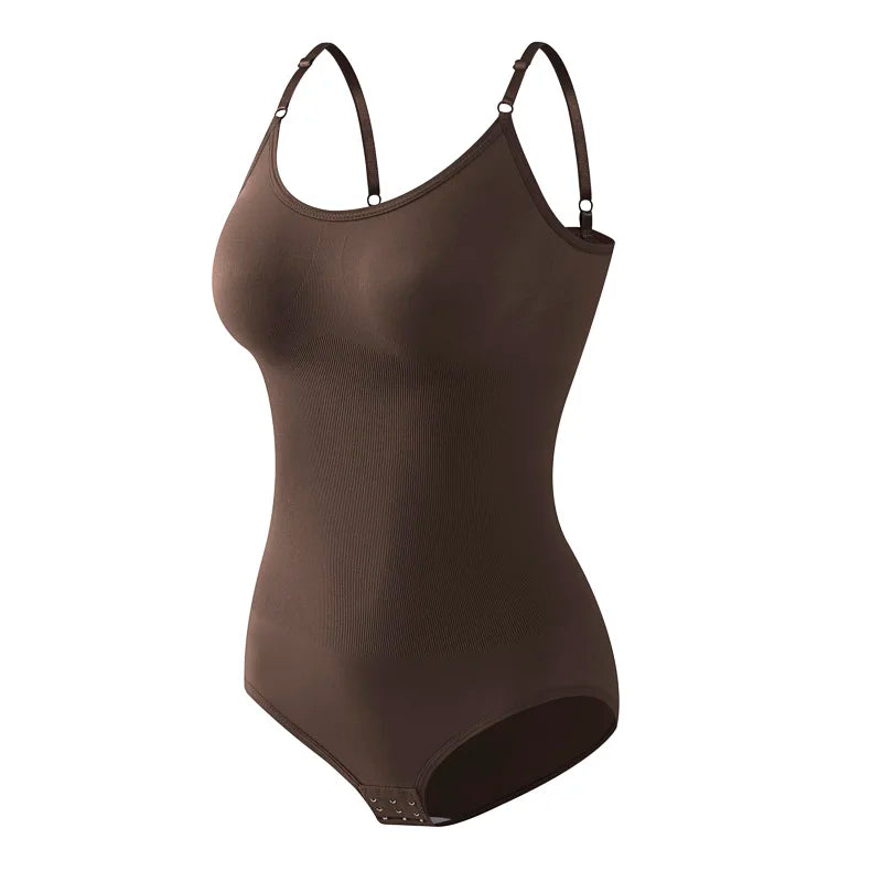 Women Full Body High Elastic Bodysuit Shapewear Seamless Smoothing Tummy Control Waist Trainer Underwear Thong Shaper