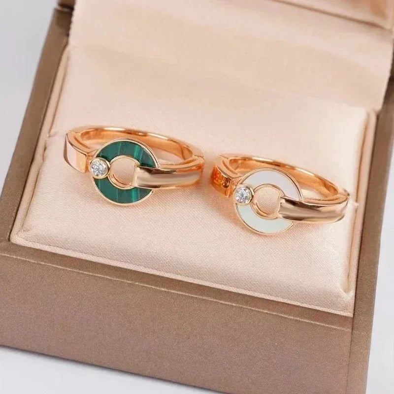 925 High-quality Women's Jewelry Ring Is Like A Rainbow, Which Takes You Into The Fairy Tale World To Meet Prince