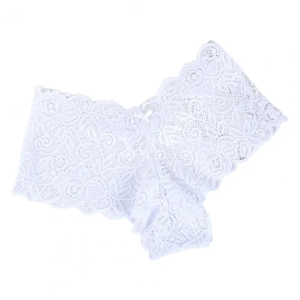 Women's Panties Floral Lace Low Waist Briefs Stretchy Sexy Breathable Underpants For Girls Daily Wear And Sleep 여성 속옷