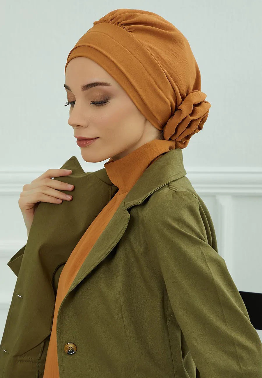 Islamic Hat Hijabs For Woman Trendy Flower Headscarf Undercap Bonnet Women Muslim Turban Hat Ladies Head Wrap Bandana Skullcap