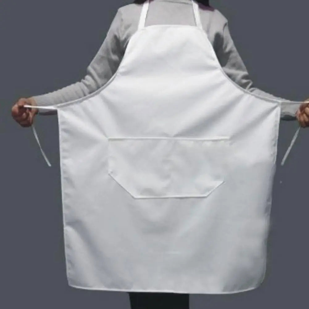 1PCS Kitchen Chef Apron For Cooking Baking Cleaning Cotton Blend With Waterproof Layer Lager Coverage Adjustable Neck Strap Tool