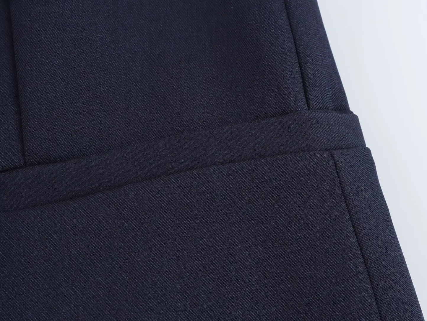 Women's Basic Suit Jacket Trousers Suit Lapel Double-breasted Top High Waist Pants Spring and Summer New Casual Chic Suit