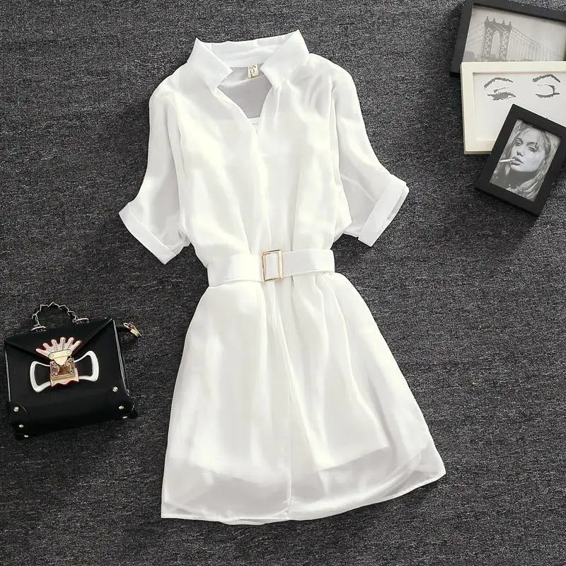 Elegant Women's Summer Two-piece Dress Luxury Chiffon Party Loose Tulle Evening Dresses for Women 2025 Prom Transparent White