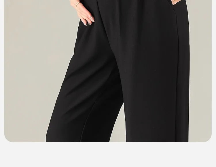 Maternity Pants Spring and Autumn Outside Wear No Support Wide Leg Pants Fall Pregnancy Not Strangling Belly Pants Maternity Wea