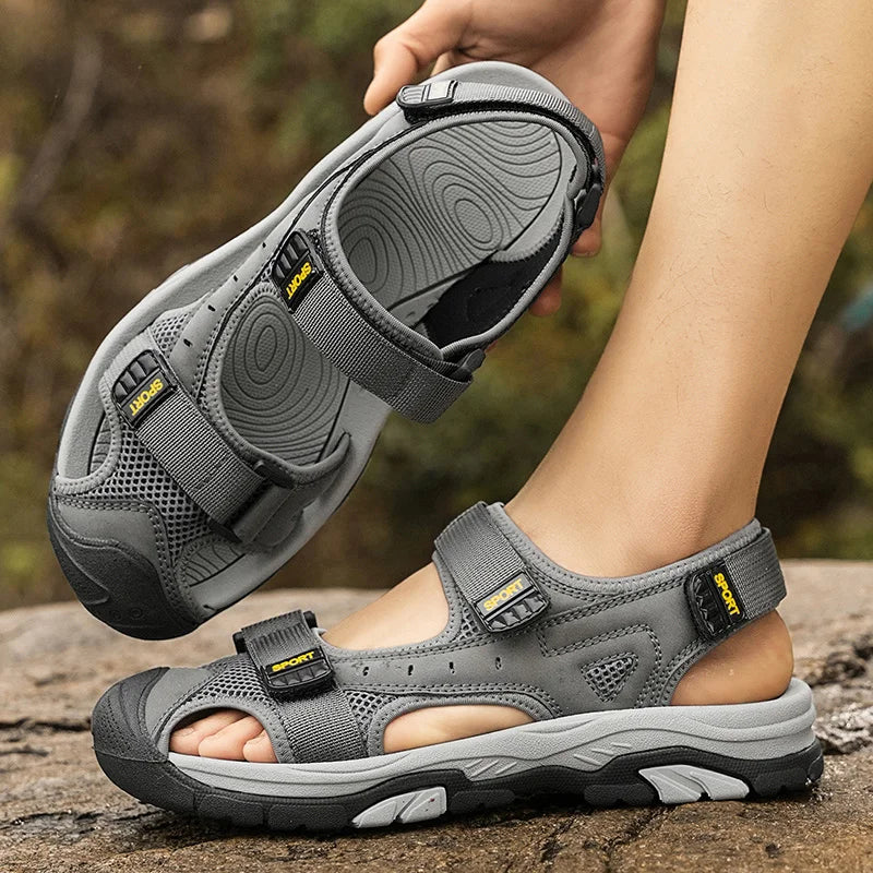 Baotou beach shoes, sandals, trendy shoes, sports outdoor slippers, versatile, non-slip and wear-resistant