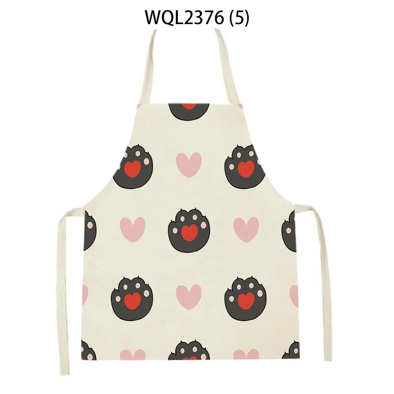 Apron Kid Apron Kitchen Household Item Animal Cartoon Apron Adult Hair Apron 55-68cm Apron Custom Logo Kitchen Supplie Tablier