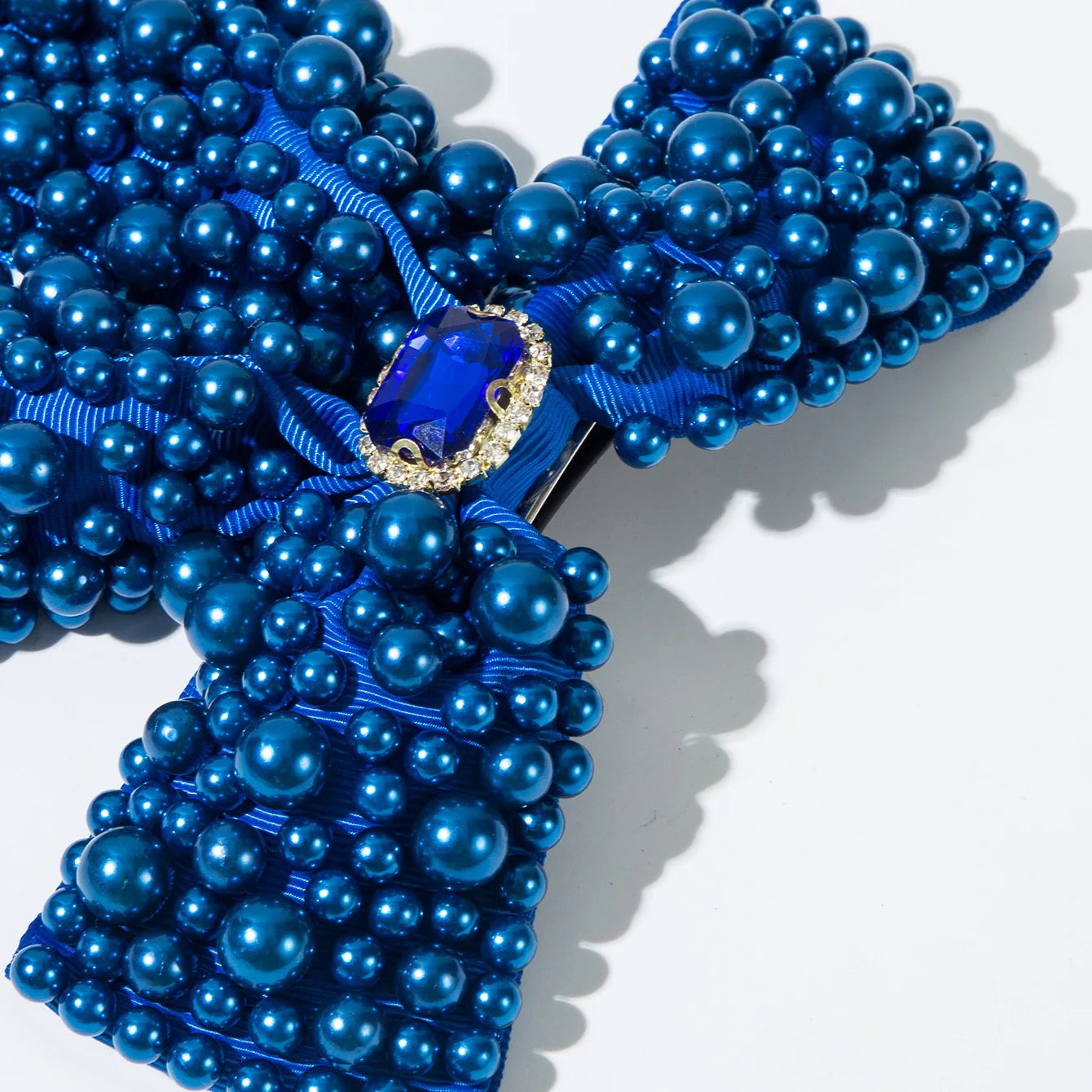 Bridal Bow Hair Clips Heavy Beading Fashion Spring Clip Beautiful Women’s Hair Accessories Elegant Wedding Gift Hair Accessory