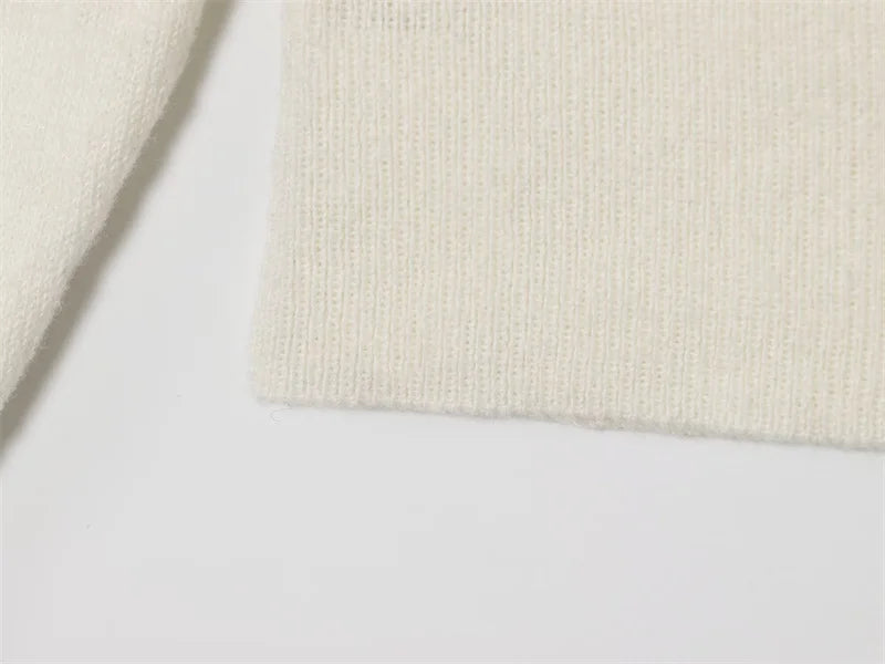 Women's sweater 2025 new American off-the-shoulder loose slim one-shoulder sweater spring and autumn fashion irregular top