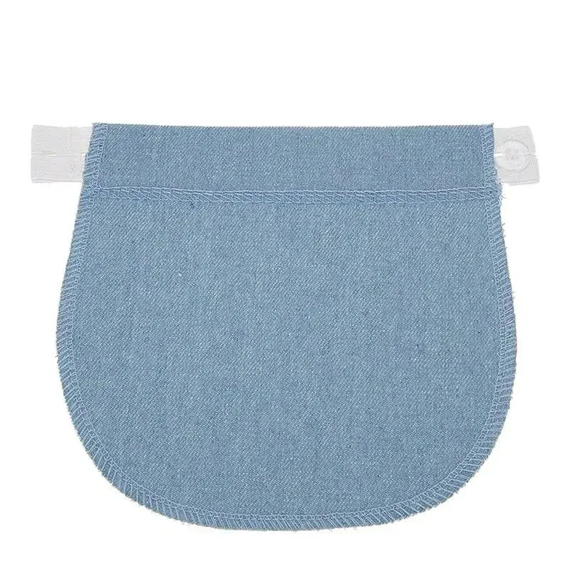 Maternity Pregnancy Waistband Belt Soft Adjustable Elastic Pants Lengthening Waist Extenders Button Mother Loose
