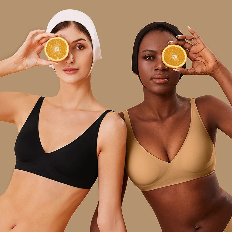 Sexy Bras For Women Seamless Women's Bra No Wire Push Up Brassiere Underwear Breathable Soft Thin Female Intimates  Lingerie