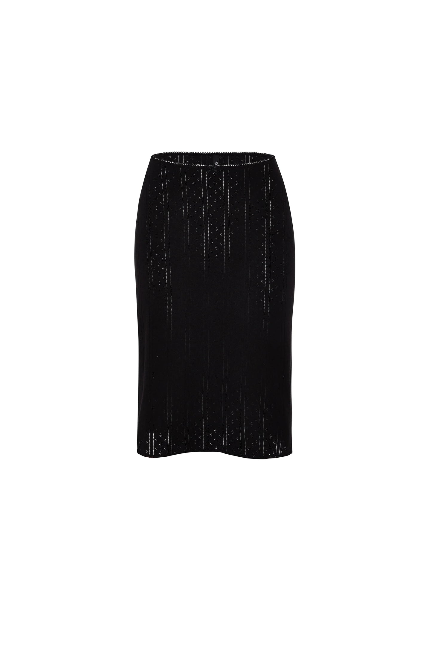 COUCOU The Slip Skirt Black and White