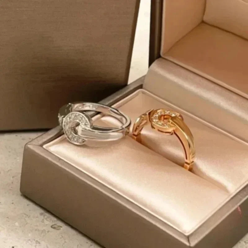 925 High-quality Women's Jewelry Ring Is Like A Rainbow, Which Takes You Into The Fairy Tale World To Meet Prince