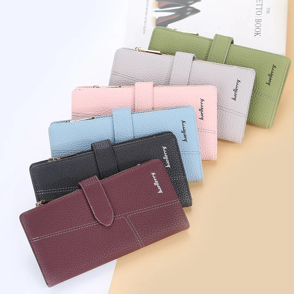 Women Long Wallets Slim Purse Handbags Female Purse Luxury Card Holder High Quality Zipper Wallet Pocket For Women