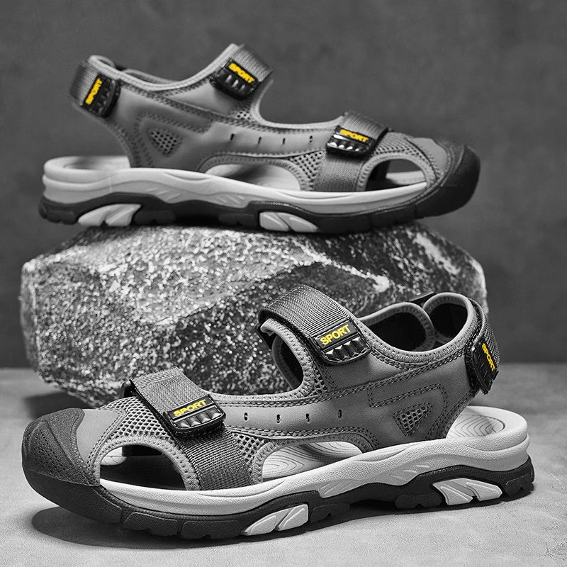 Baotou beach shoes, sandals, trendy shoes, sports outdoor slippers, versatile, non-slip and wear-resistant