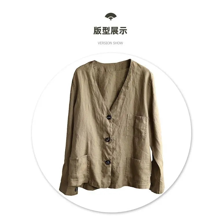 Jackets Women Retro Loose Design All-match Korean Style Leisure Minimalist Pure Female Popular Classic Basic Autumn Streetwear