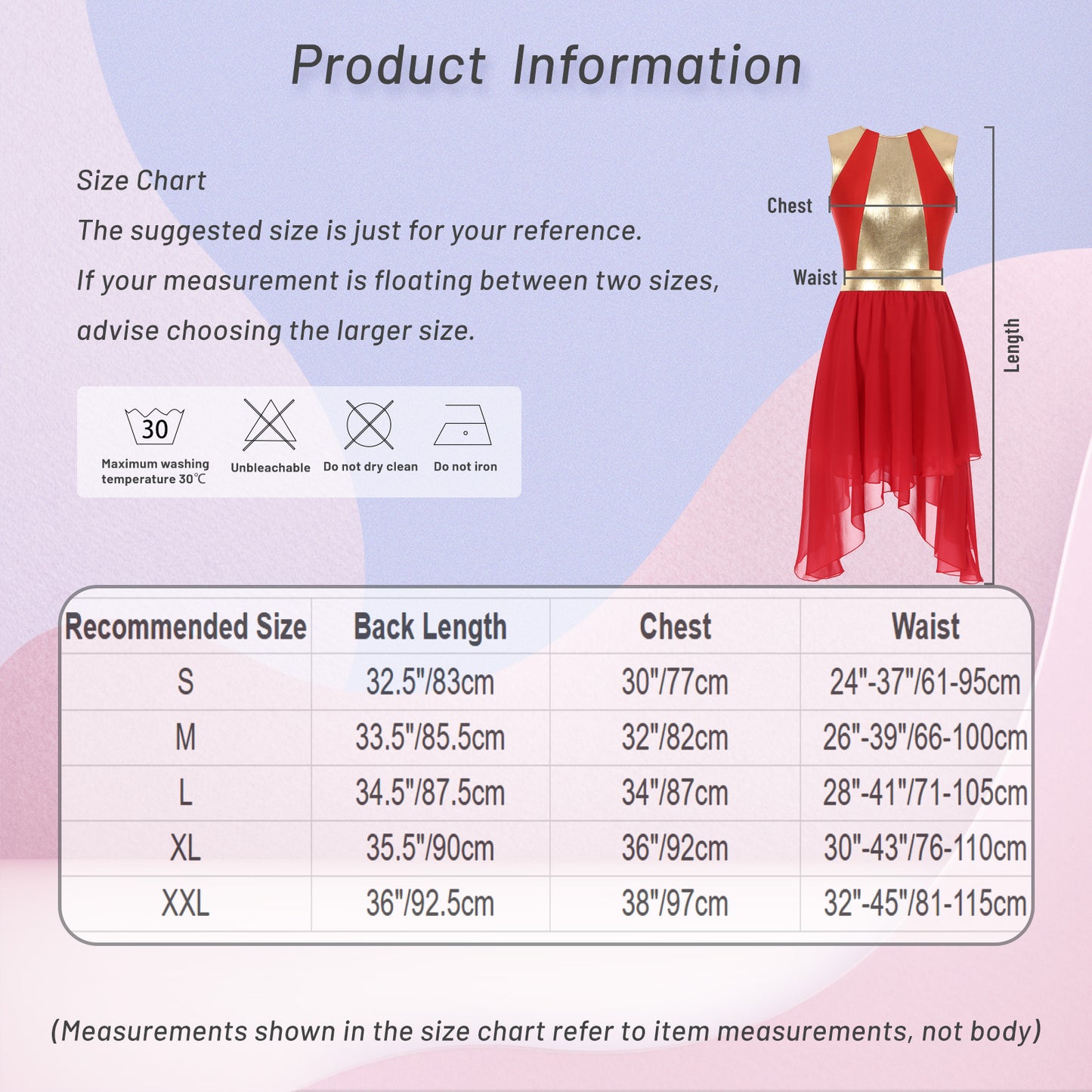 Womens Lyrical Dance Dress Ballroom Dancing Church Choir Stage Performance Costume Sleeveless Asymmetrical Hem Dresses Dancewear