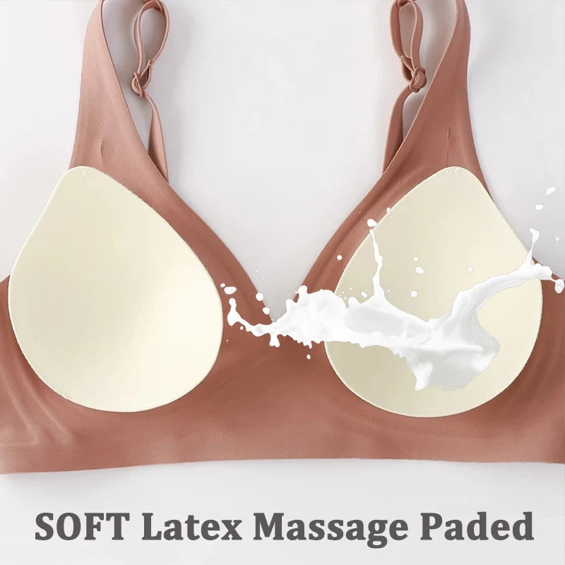 Sexy Bras For Women Seamless Women's Bra No Wire Push Up Brassiere Underwear Breathable Soft Thin Female Intimates  Lingerie