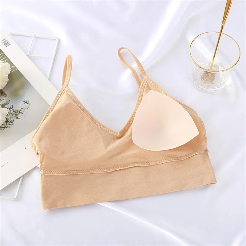 Bras for Women Sexy Seamless Bra U Type Backless Push Up Bralette Brassiere Femme Sports Underwear Women’s Lingerie