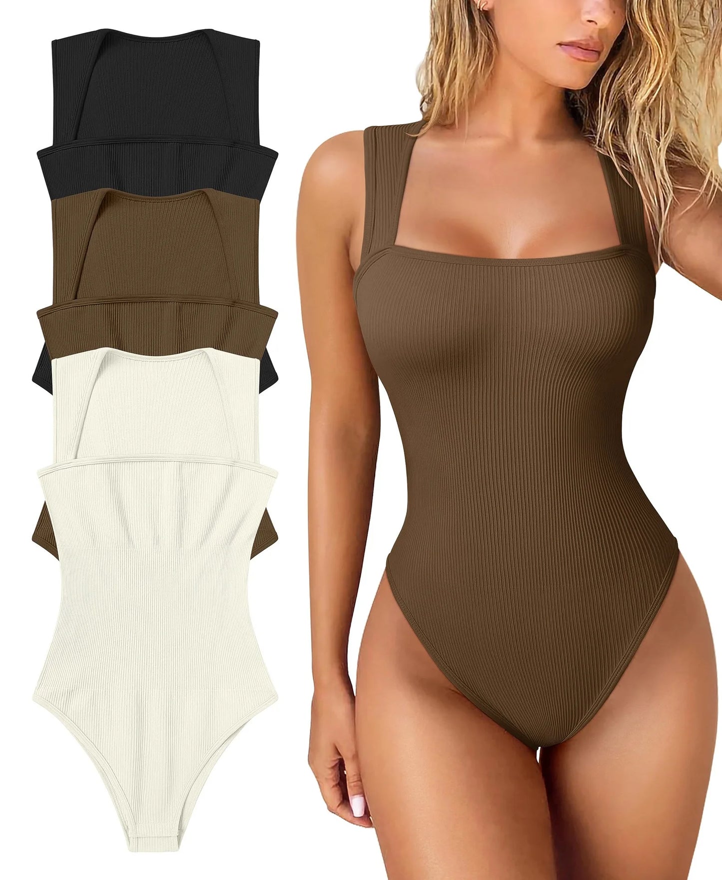 Women's Sexy Sleeveless Jumpsuit With Slimming High Elasticity Abdominal Compression Hip Lifting Slim Fit Jumpsuit Bodysuit