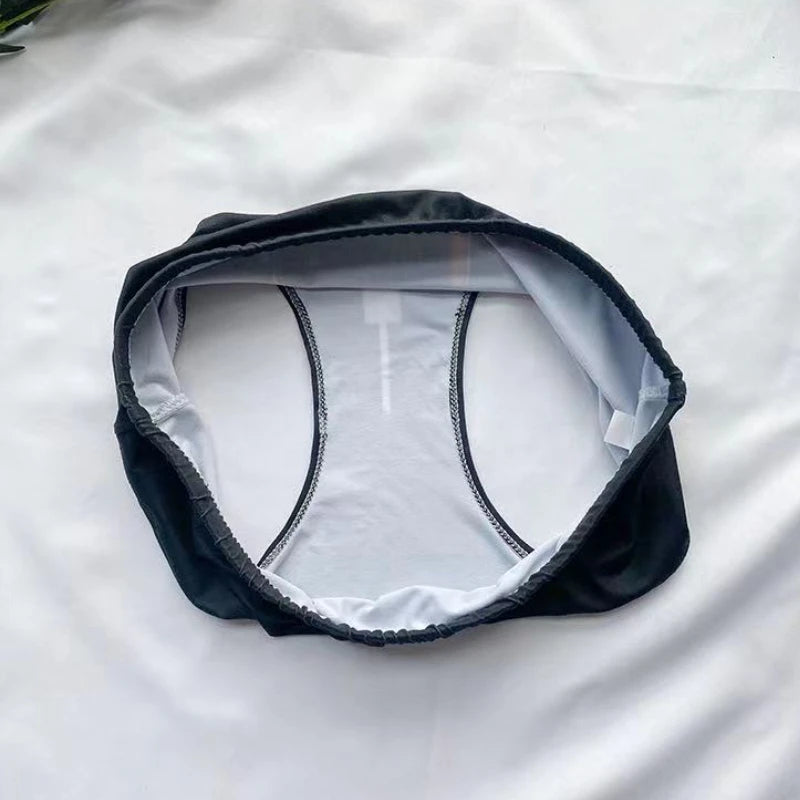 Sexy Underwear Women Panties Exotic Low Waist Breathable Briefs Sensual Lingerie Cute Print Underpant Porno Flirting Sex T-pants