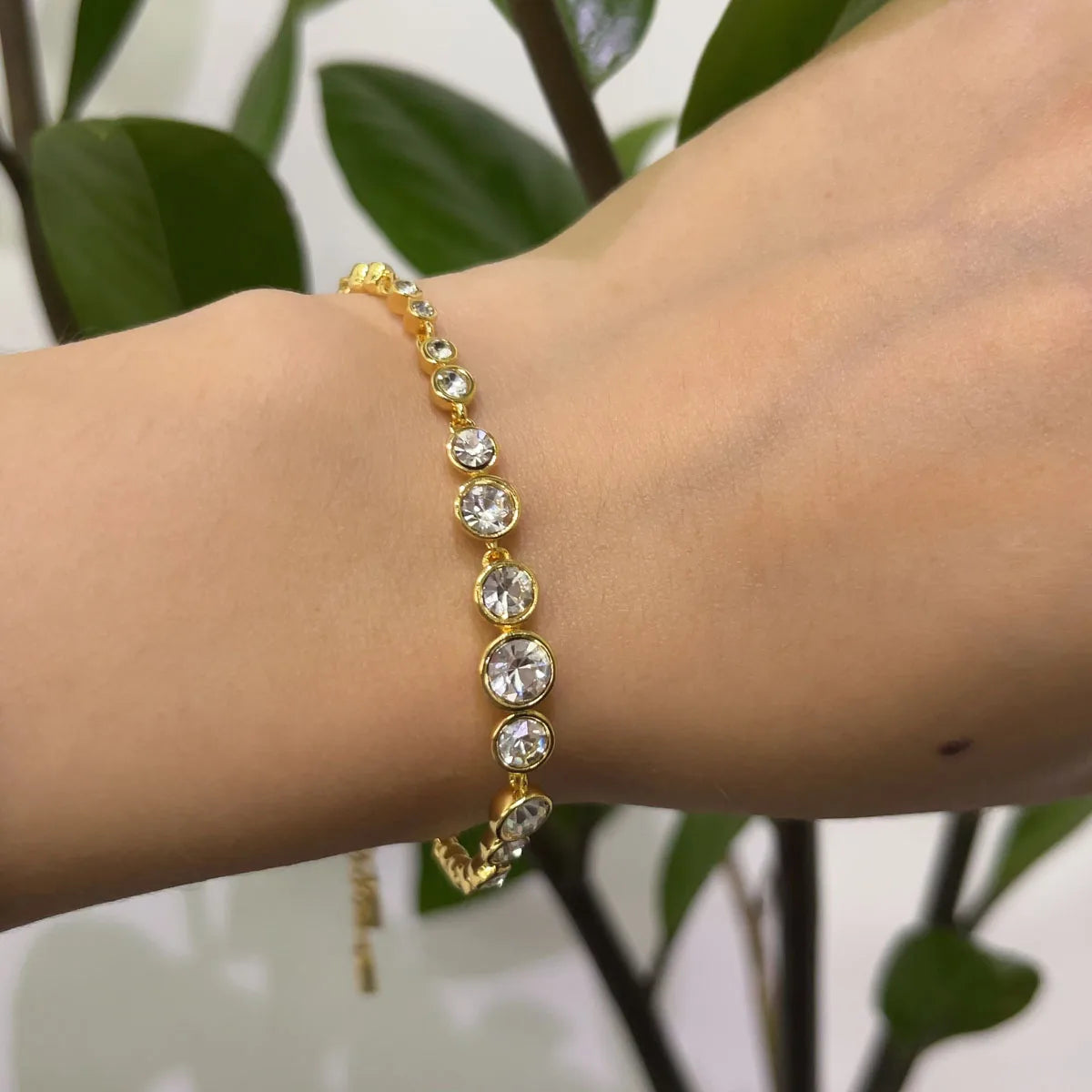 Bracelet High Quality New Sales Trend Jewelry Original Luxury Brand Shiny Cut Christmas Birthday Party Engagement Gift for Women