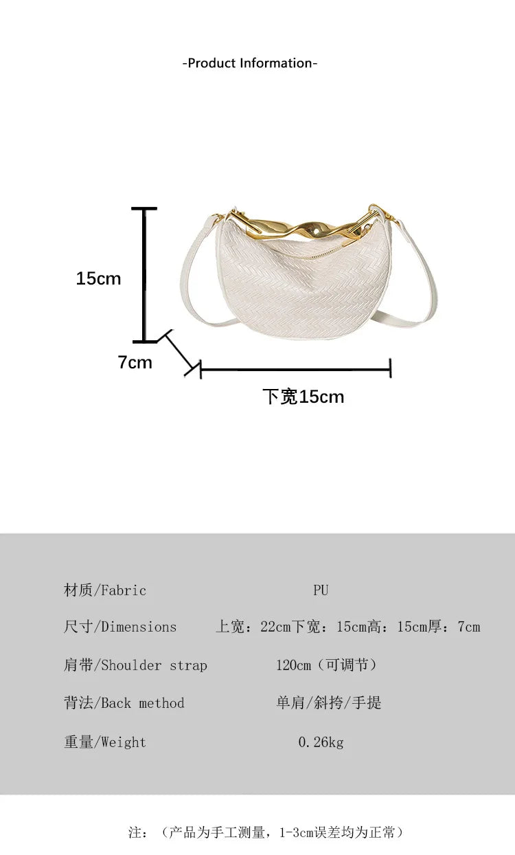 Women's Handbag 2025 Novelty. High - Quality Texture, Retro and Leisure Style.Shoulder Bag, Crossbody Bag or Hobo Bag