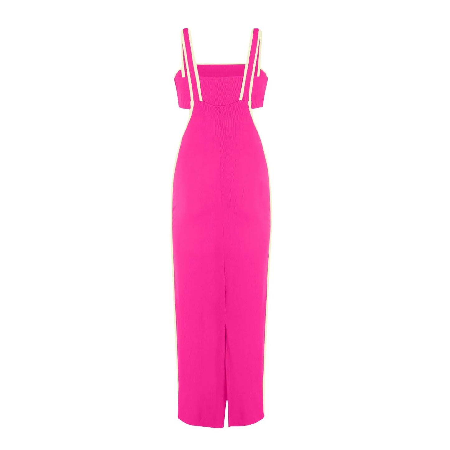 dresses for women One-piece dress design Personality and fashion Sexy Bodycon Tube Crop And Slit Maxi Suspender Skirt vestidos
