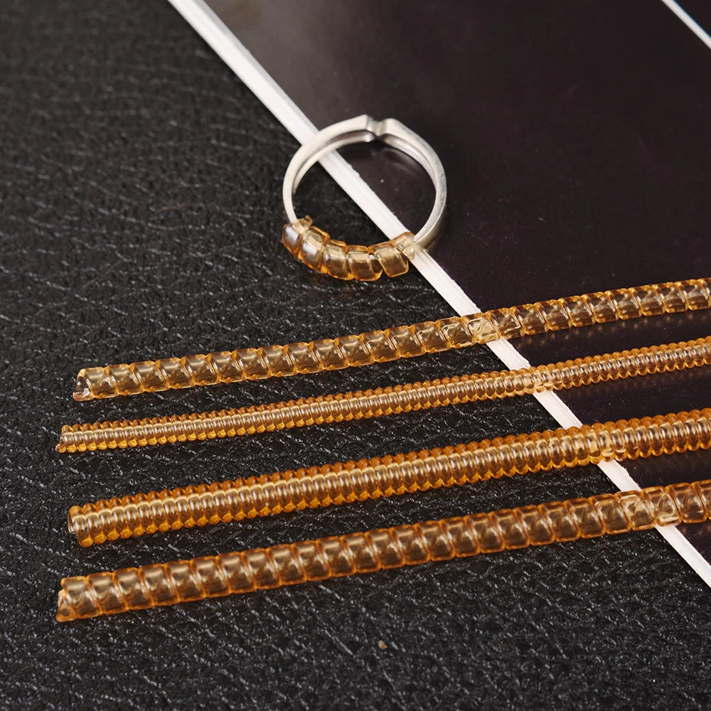 Ring Adjustable Spring Rope Resin Elastic Fastener Suitable All Rings Adjustable Tool Cuttable Invisible Seamless Spring Ropes