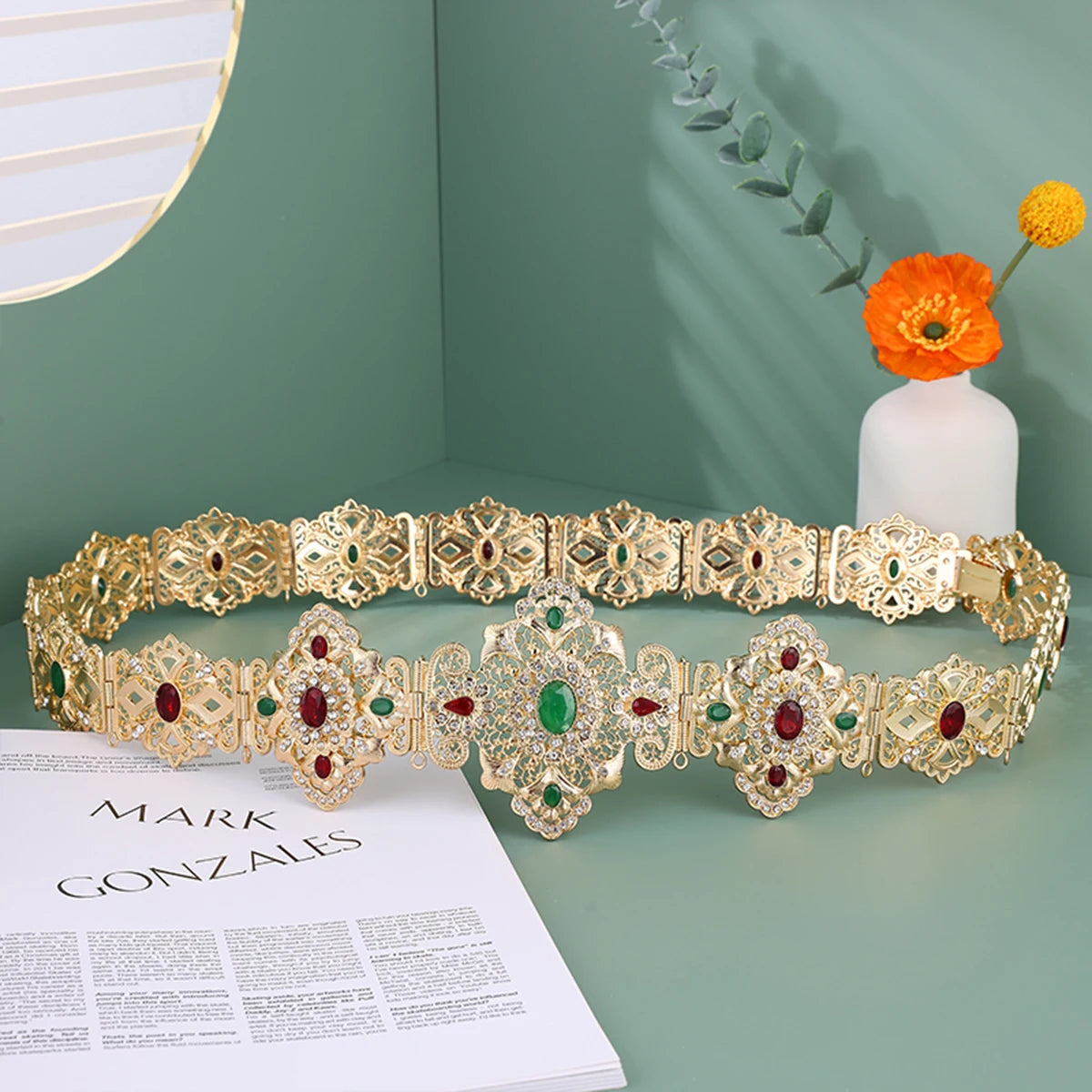 Bridal Alloy Waist Belt - French Retro Style Perfect for Weddings Parties & Women's Holiday Gifts