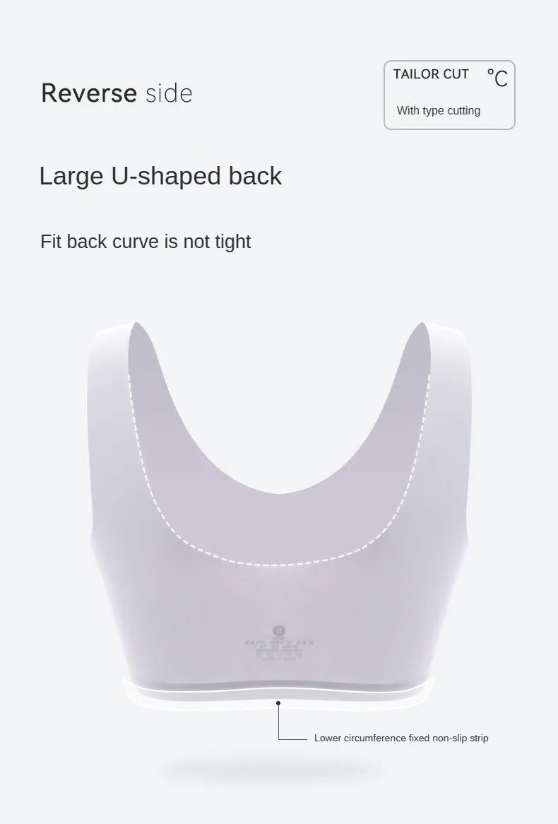 Vest Unwired Bra for Women Beautiful Back Push Up Bra Comfortable Soft Sexy Bras Thin Female Underwear Seamless Push-up Sports