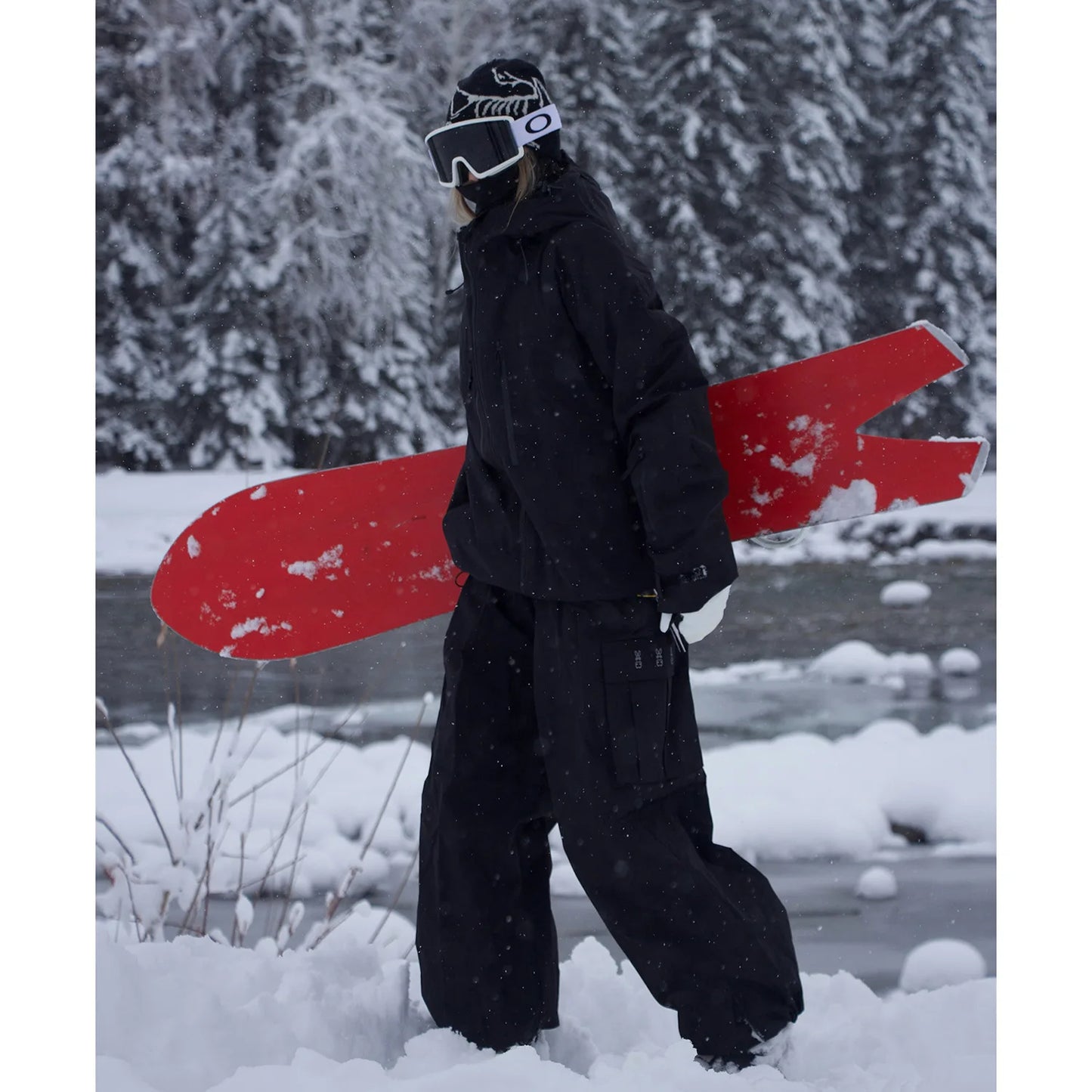 Winter Ski Jacket for Women Men 3L Snowboard Clothing Waterproof Windproof Warm Breathable Outdoor Snow Wear Ski Coat Hooded