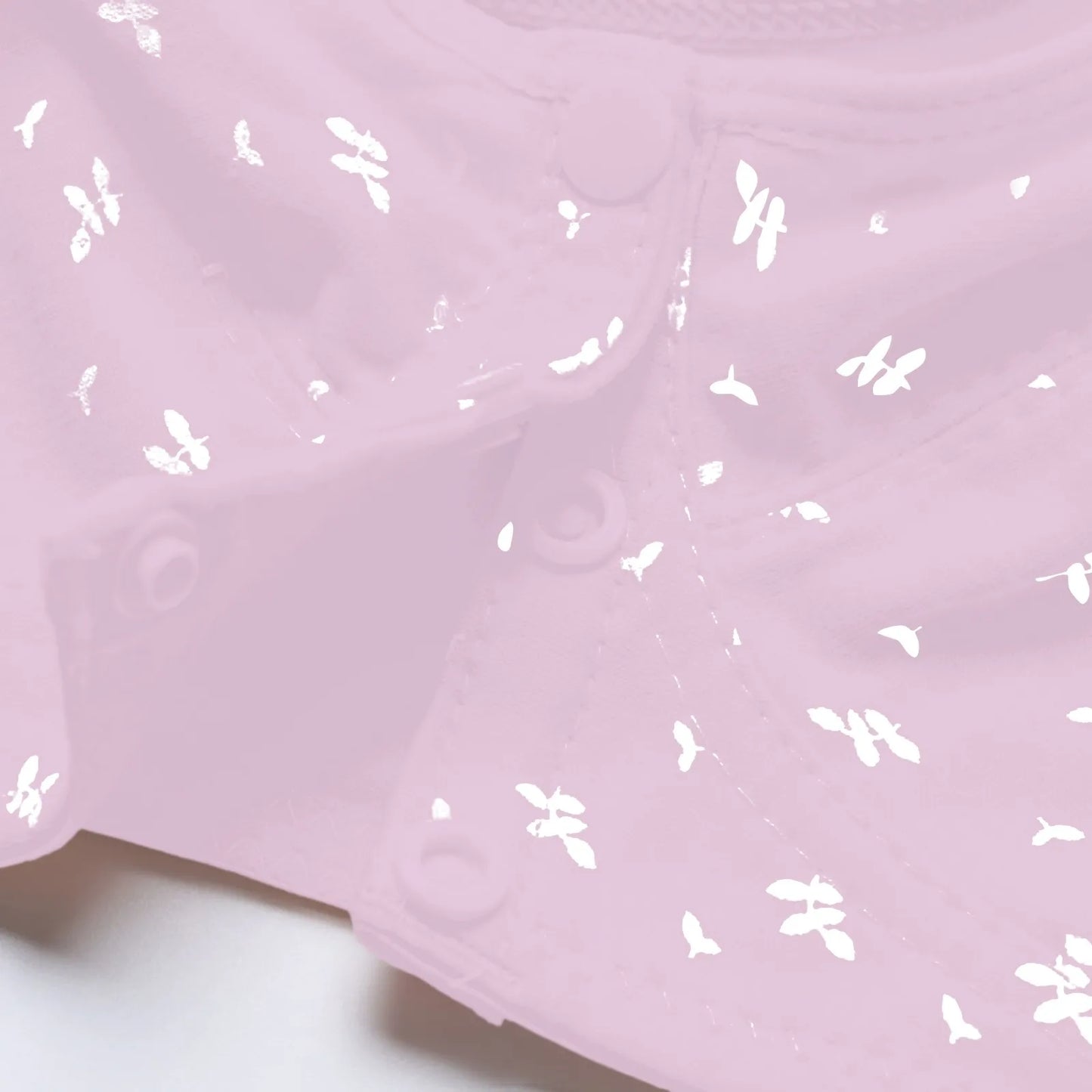 Women Fashion Casual Bra Small Flower Pattern Decor Vest Style Front Buckle Lingerie Lady Elegant Comfortable Daily Underwear