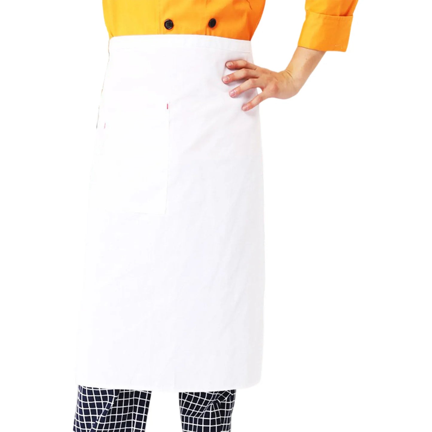 Black Men Kitchen Apron Striped Chef Cleaning Accessories Women Useful Cooking Grid Adjustable colorful apron catering