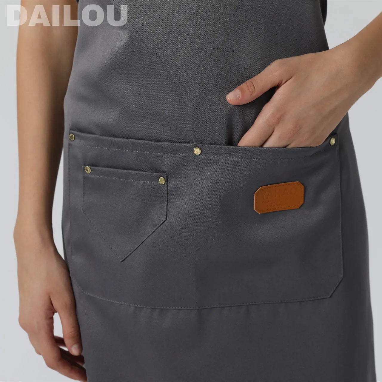 New Fashion Kitchen Aprons for Woman Men Chef Work Apron for Grill Restaurant Bar Shop Cafes Beauty Nails Studios Uniform