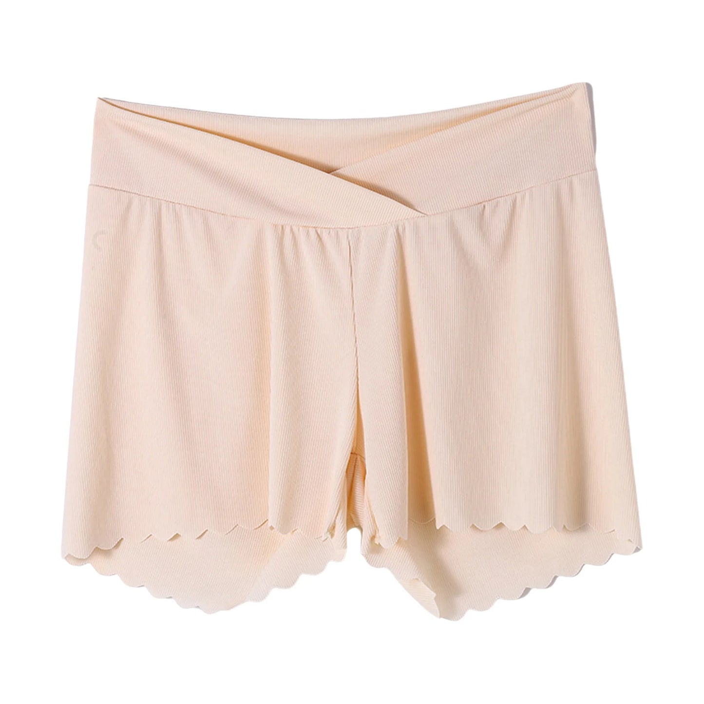 Maternity Summer Thin Low Waist Shorts Dress Skirt Leggings Anti-emptied Safety Pants Pregnant Women Solid Color Underwear