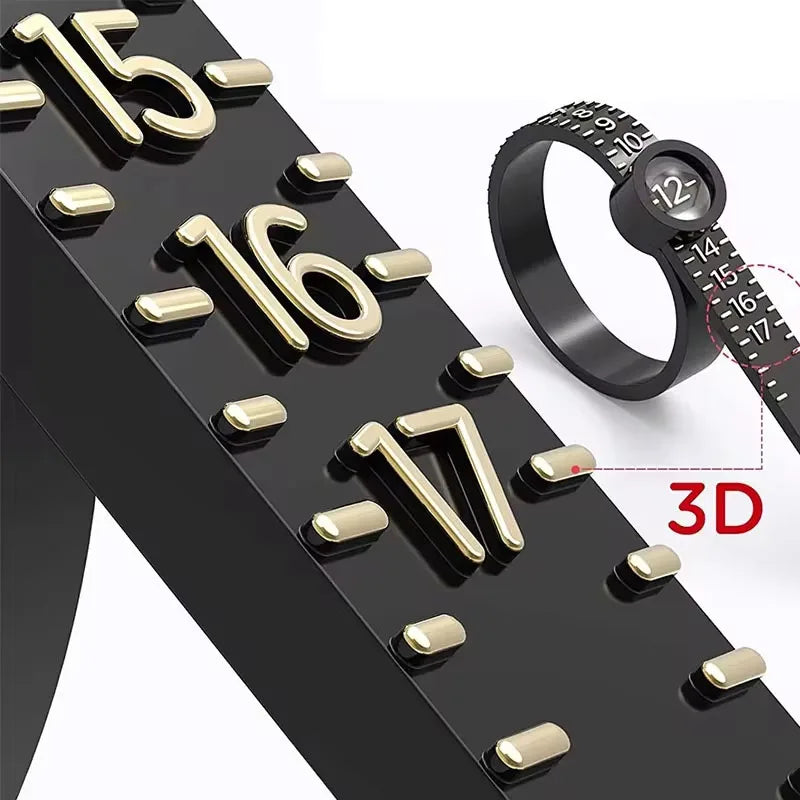 Ring With Magnifying Glass, Measuring With Ring, Soft Ruler, Plastic Size Circle, Size Filter, Durable