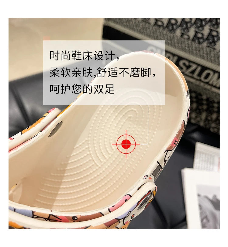 Slippers Casual Summer Women's Shoes Cover Toe Platform Shale Female Beach Slides Luxury Flat Sabot Fashion House Slippers Platf