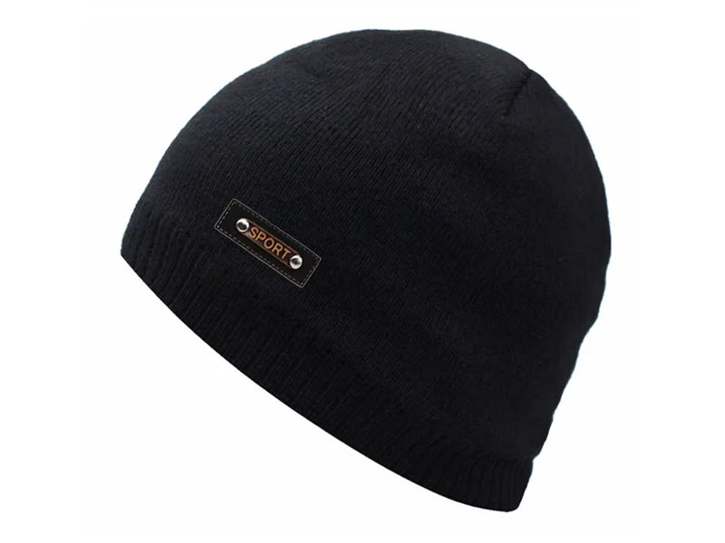 Knitted Hat Men Winter Hats For Women Beanie Hat Cap Fur Skullies Beanies шапка мужская Skull Gorro Bonnet Caps Man