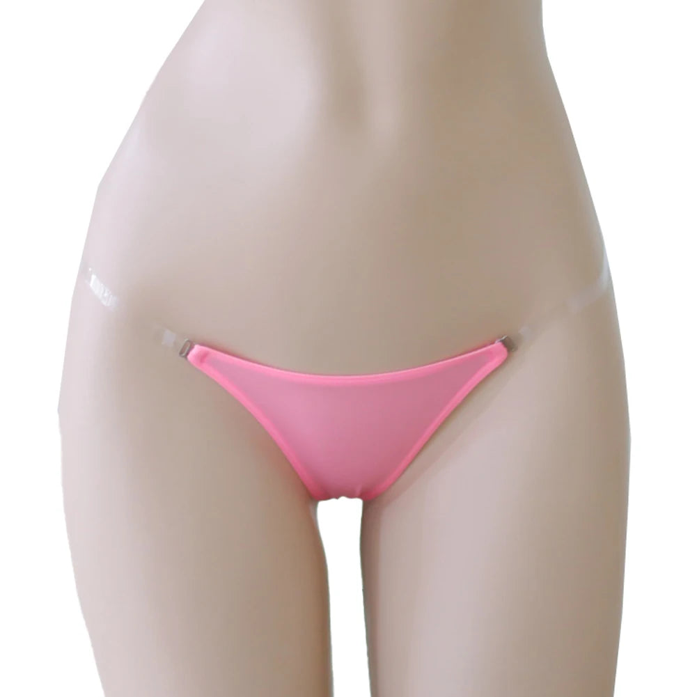 Sexy Women See-Through Panties Low-Rise G-string Thongs Seamless Lingerie Transparent Sensual Female Underwear Underpants