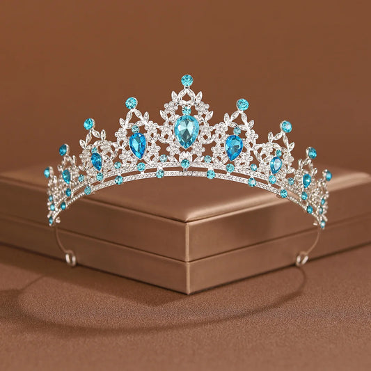 24 colors Bridal Headwear Full Of Sweet Atmosphere Baroque Gold-colour Ladies' Tiaras For Wedding Bride