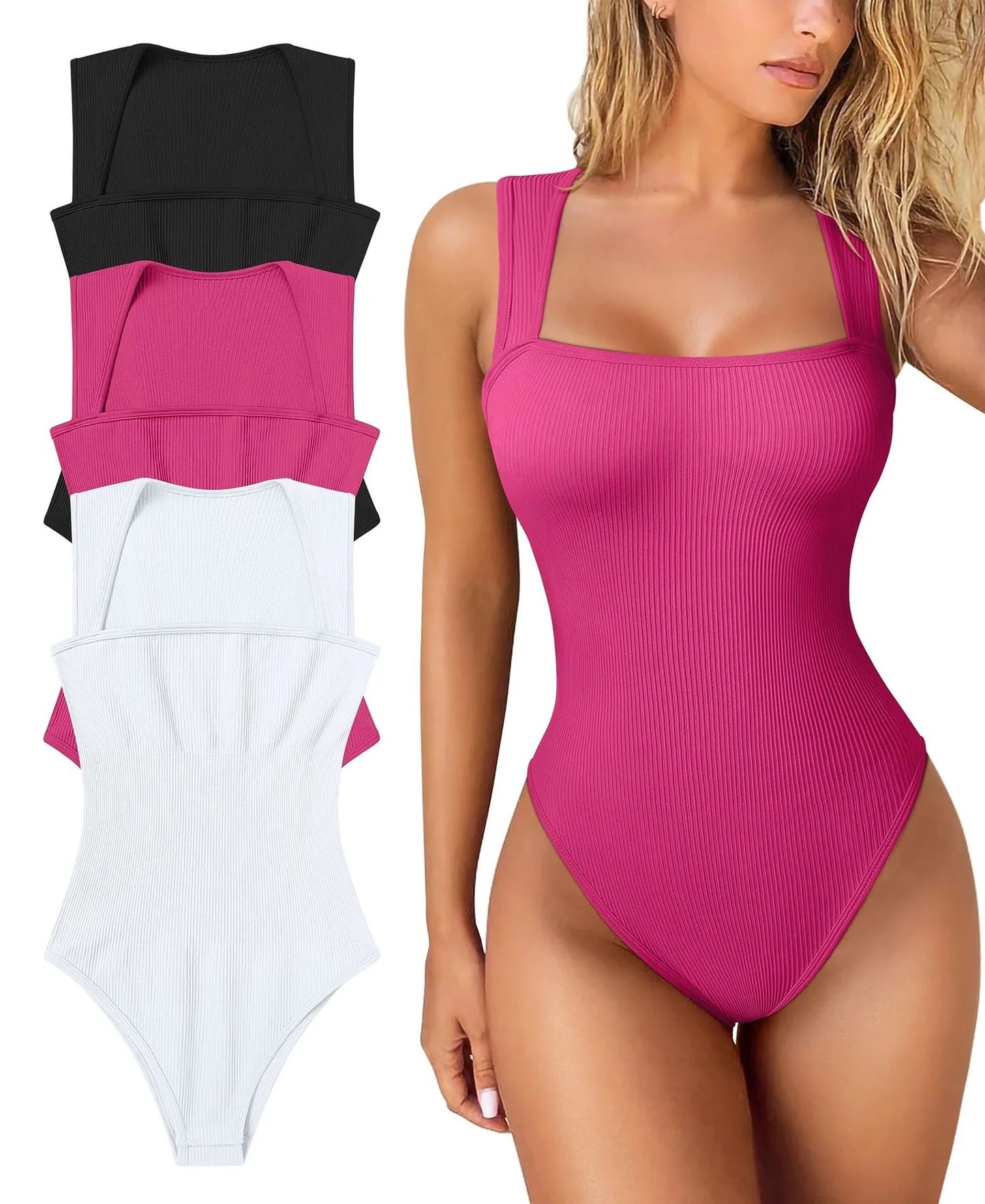 Women's Sexy Sleeveless Jumpsuit With Slimming High Elasticity Abdominal Compression Hip Lifting Slim Fit Jumpsuit Bodysuit