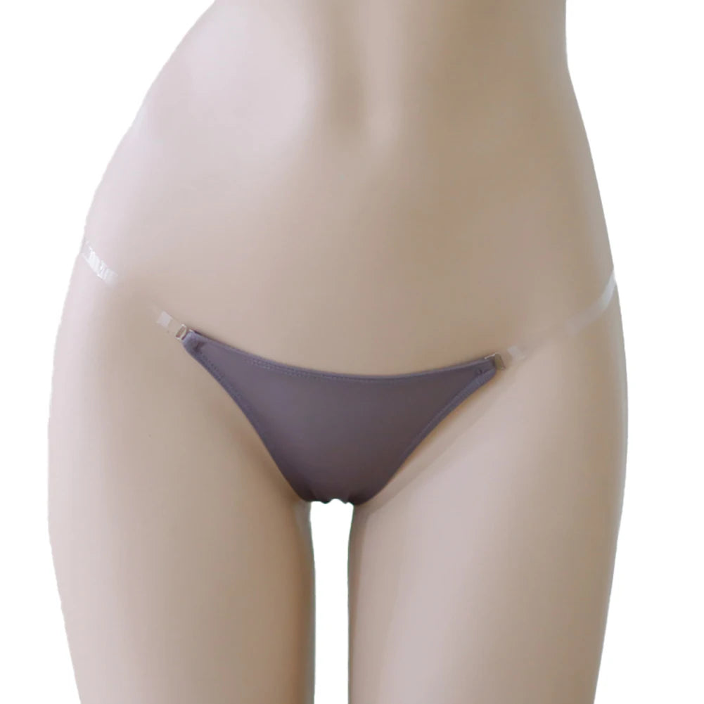 Sexy Women See-Through Panties Low-Rise G-string Thongs Seamless Lingerie Transparent Sensual Female Underwear Underpants
