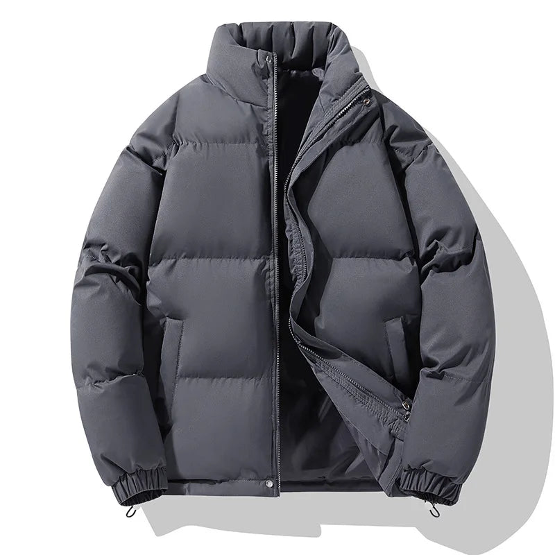 Winter Down Jacket With Logo Printed Outdoor Men's Women's Sports Camping Thick Warm Jacket