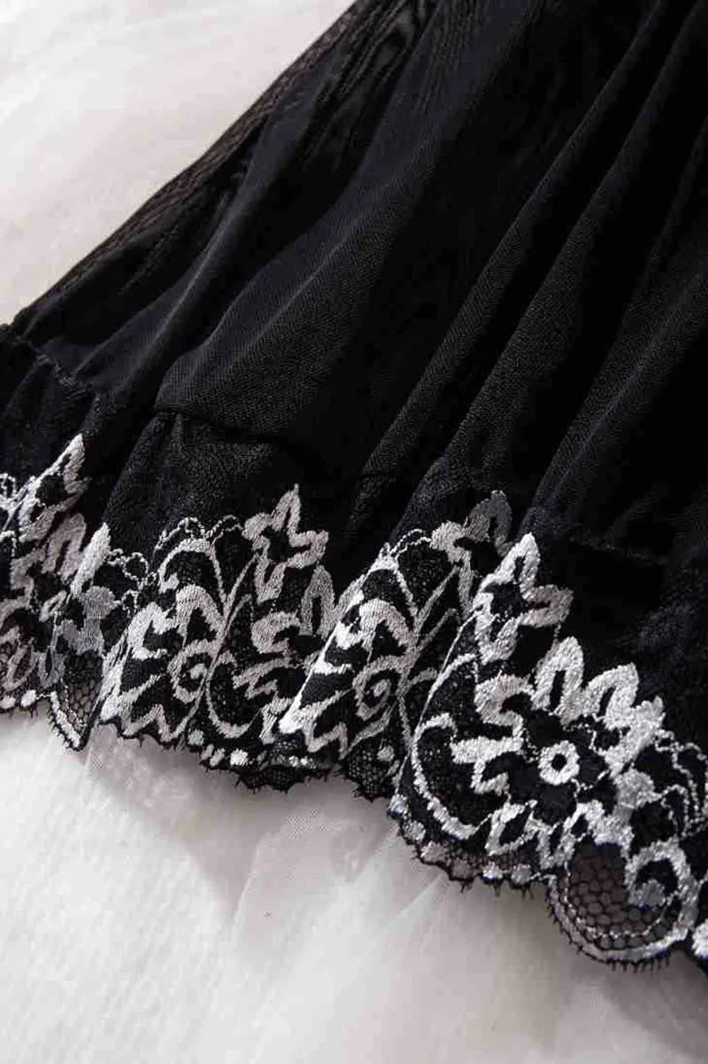 Nightdress And Panty Pijamas Sets Women Underwear Lace See Through Sleepwear Sexy Lingerie Drees Female Sexy Nightwear For Night