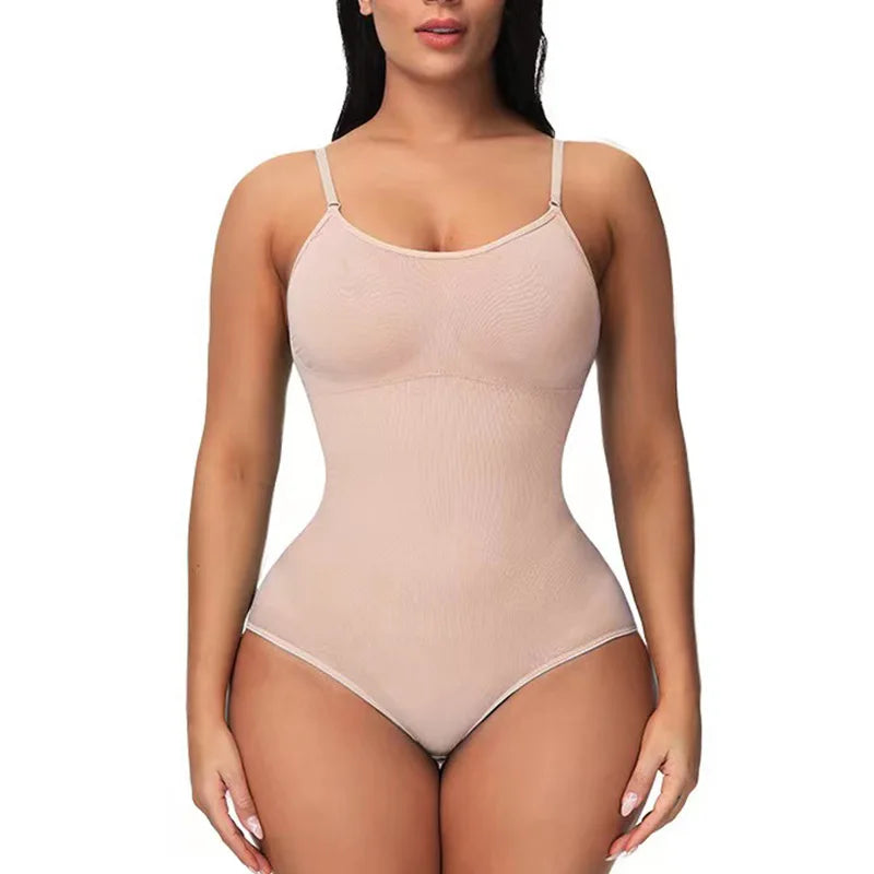 High Quality Elastic Bodysuit for Women Tummy Control Shapewear Seamless Sculpting Thong Body Shaper Slimmer Slimming Tank Top