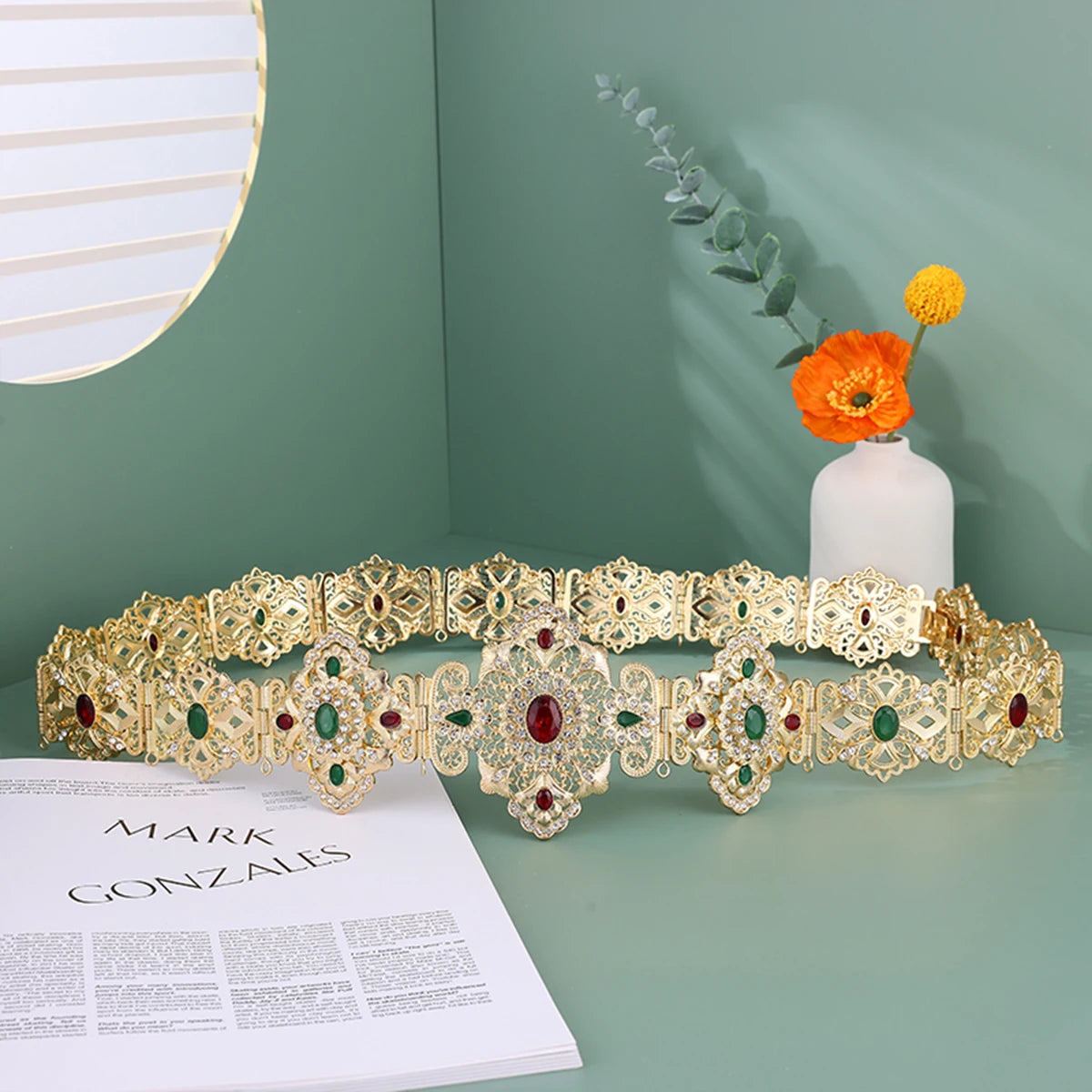 Bridal Alloy Waist Belt - French Retro Style Perfect for Weddings Parties & Women's Holiday Gifts