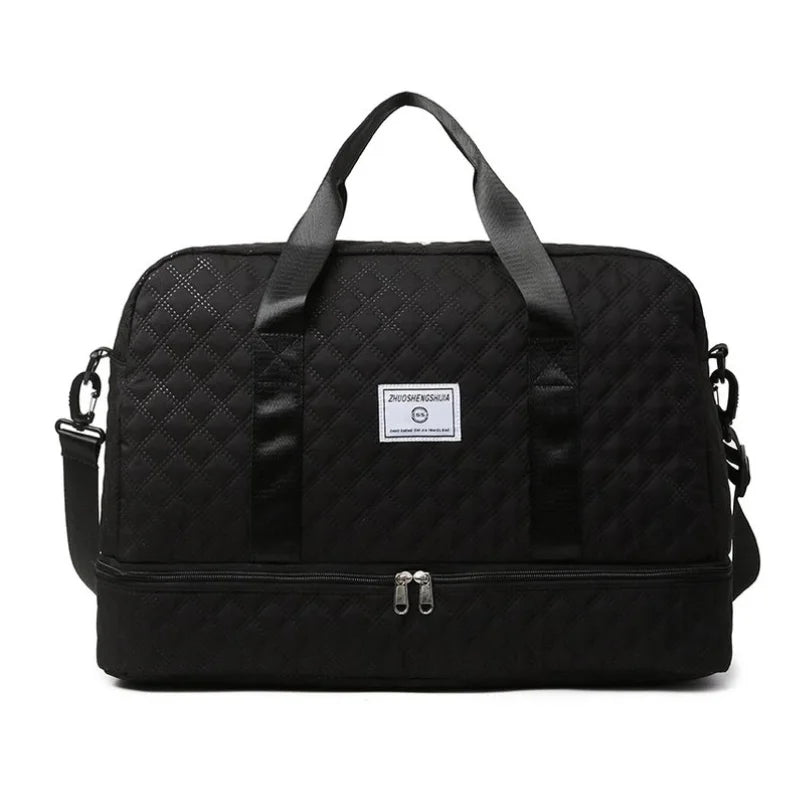 Large Capacity Gym Bag, Handbag - Fashionable and Practical Compartment Design, Suitable for Gym,Yoga and Shoulder Bag for Women