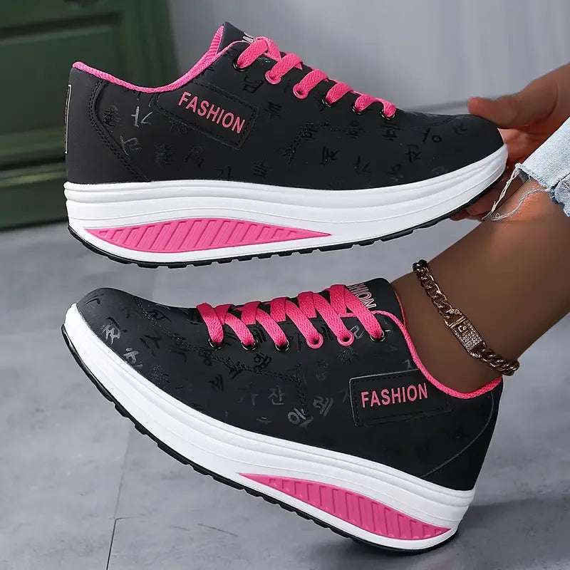 Shoes for Women Sneakers Casual Sports Shoes Comfortable Wedge Woman Sneakers Non Slip Slippers Casual Swinging Shoe Woman Shoes
