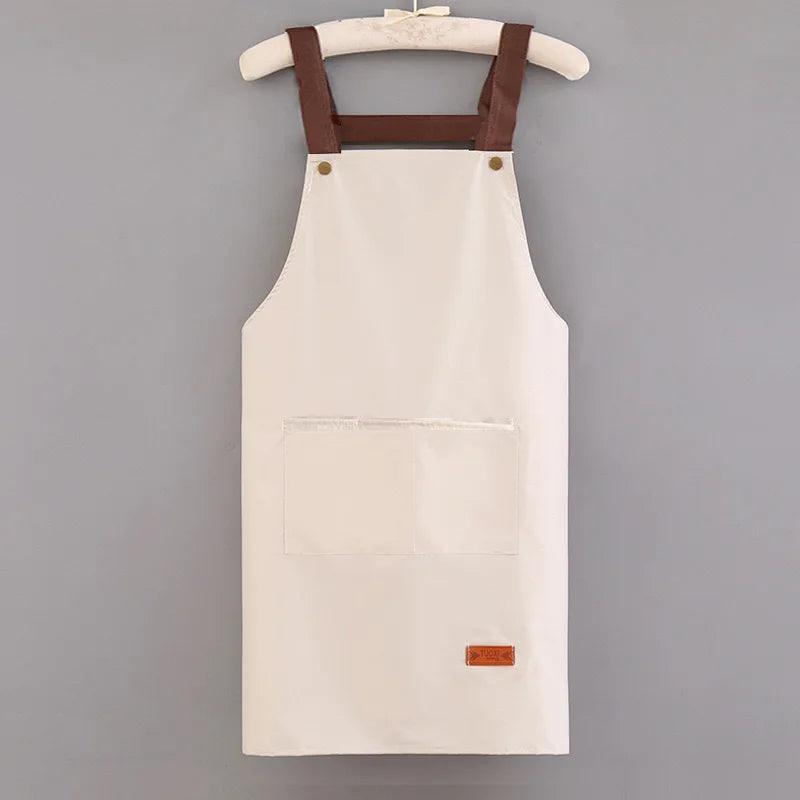 Kitchen Waterproof And Oil-resistant Apron, Work Uniform For Both Men And Women In The Catering Industry, Customizable Logo Prin